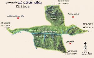 نقشه راهنما_ دسترسی به منطقه حفاظت شده خیبوس و انجیل سی